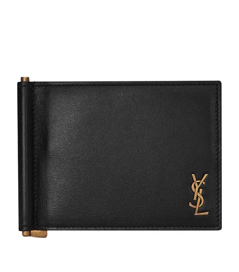 ysl men's wallet sale|saint laurent money clip wallet.